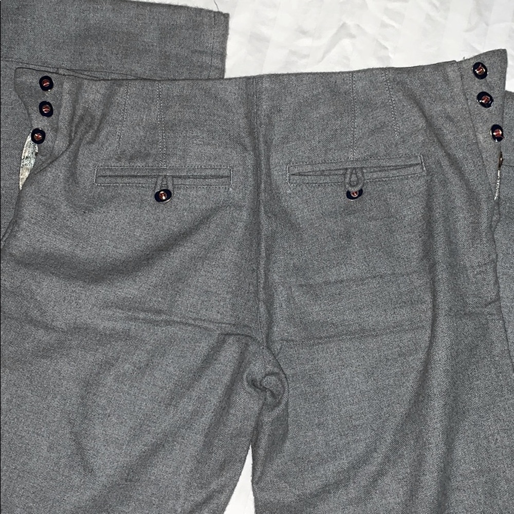 Trovata Rebecca 100% cotton trousers with beautiful stitching and buttons
